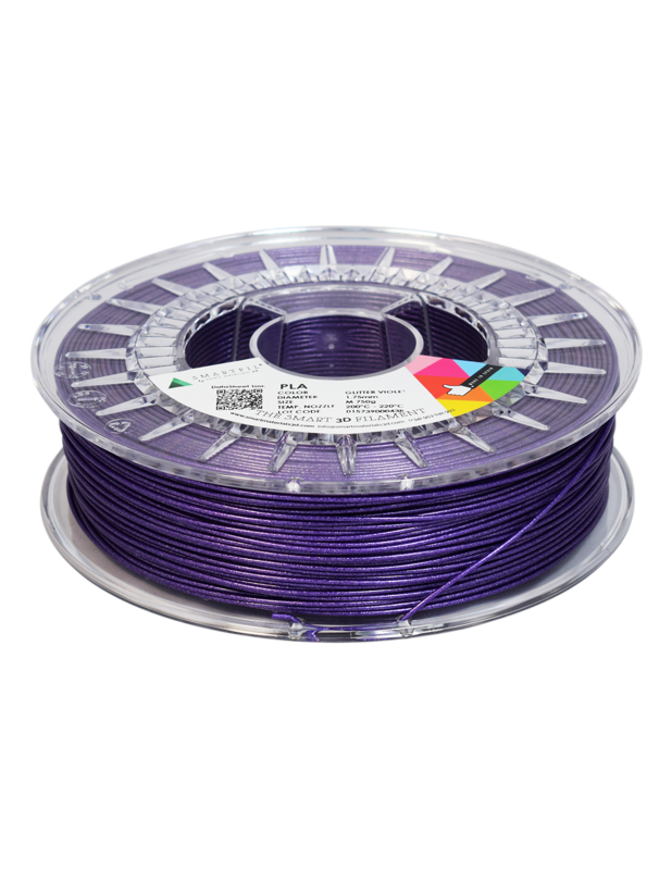PLA Filament Tvarovanie poľa Glitter Violet 1,75 mm Smartfil 750g