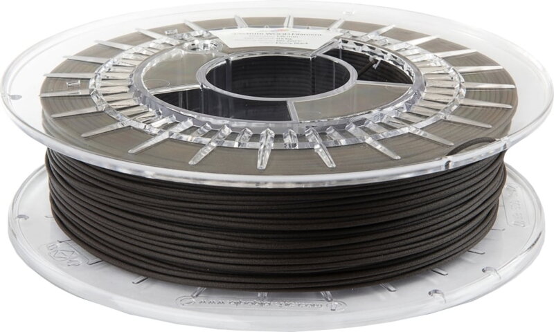 Drevené vlákno eben čierne 1,75 mm spektrum 1 kg Drevené vlákno eben čierne 1,75 mm spektrum 1 kg