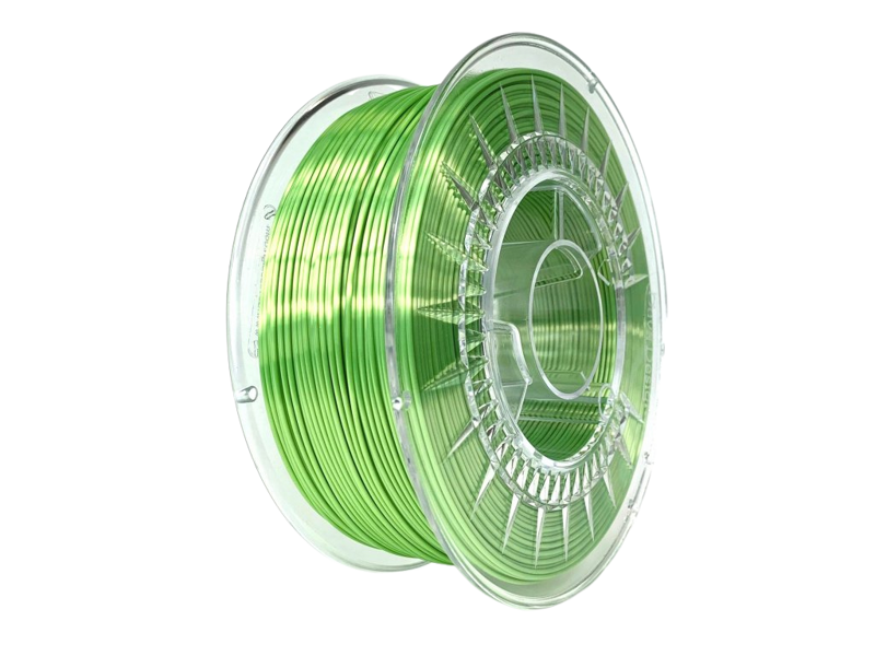 SILK filament jasne zelený Devil Design 1 kg 1,75 mm SILK filament jasne zelený Devil Design 1 kg 1,75 mm