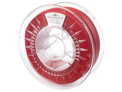 PLA filament MAT Bloody Red 1,75 mm Spectrum 1 kg
