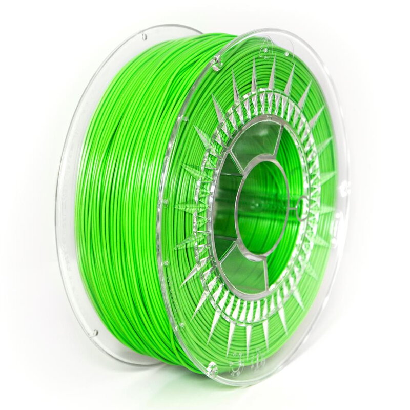 ABS+ filament 1,75 mm jasne zelený Devil Design 1 kg