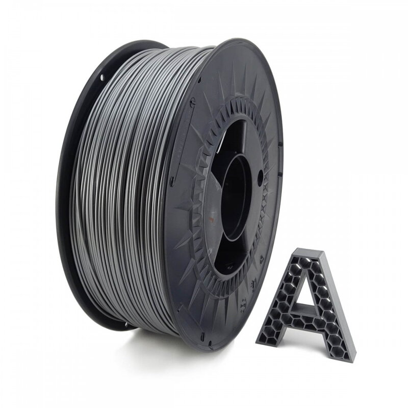 PETG filament striebro 1,75 mm Aurapol 1 kg PETG filament striebro 1,75 mm Aurapol 1 kg