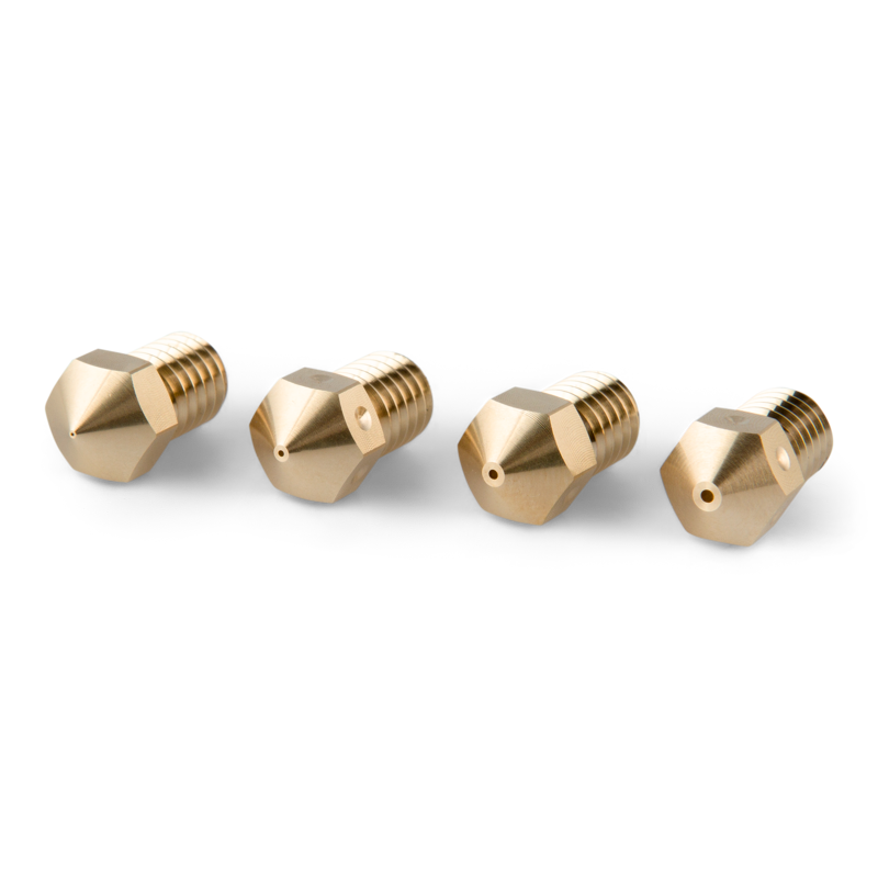 RepRap M6 Mosazná tryska pro 3mm filament, 0,4 mm - 4 ks