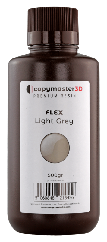Copymaster3D Flex UV pryskyřice - 500 g - Světle šedá