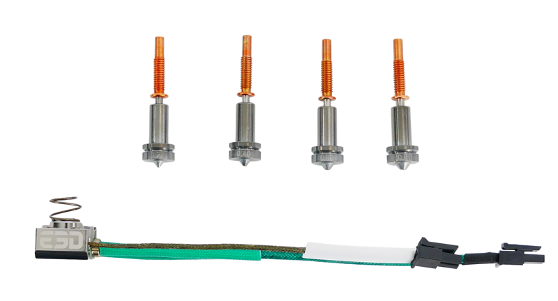 E3D Revo Vysokoteplotní horká strana - PT1000 - Plně vybavená sada