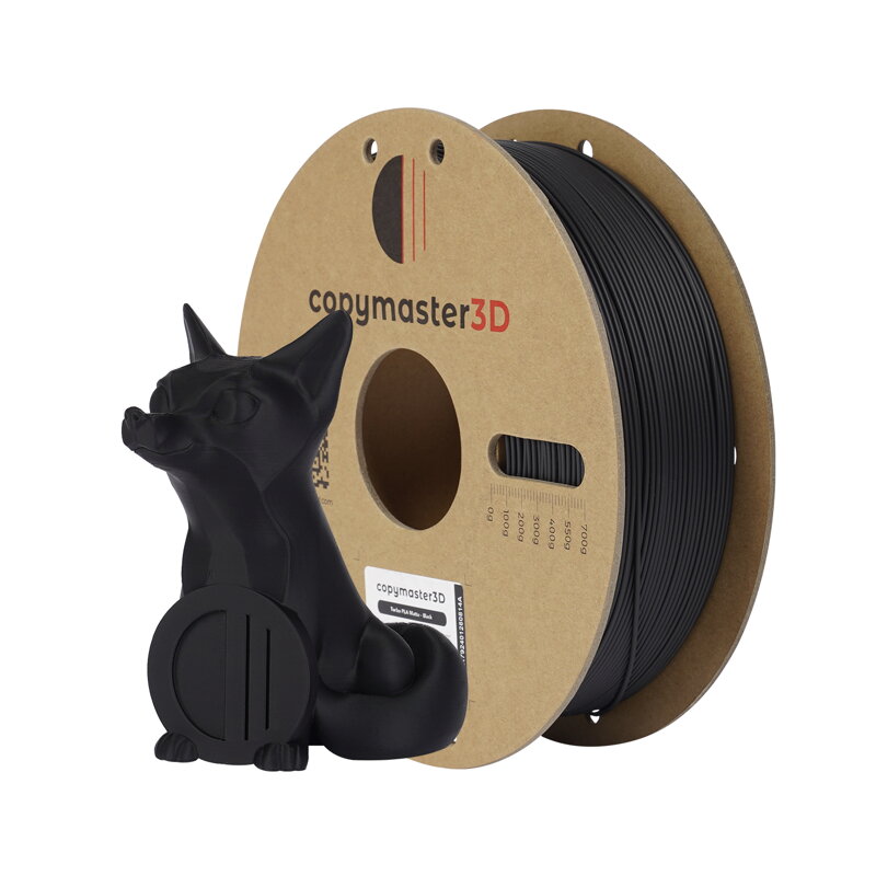 Copymaster3D Turbo PLA Vysokorychlostní Matný - Černý - 1.75mm - 1kg
