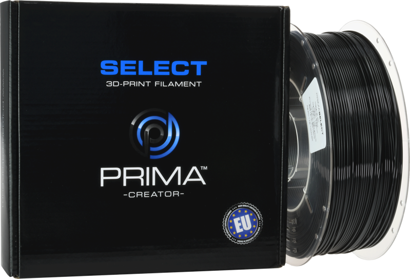 PrimaSelect PC - Průhledná černá - 1,75 mm - 1 kg