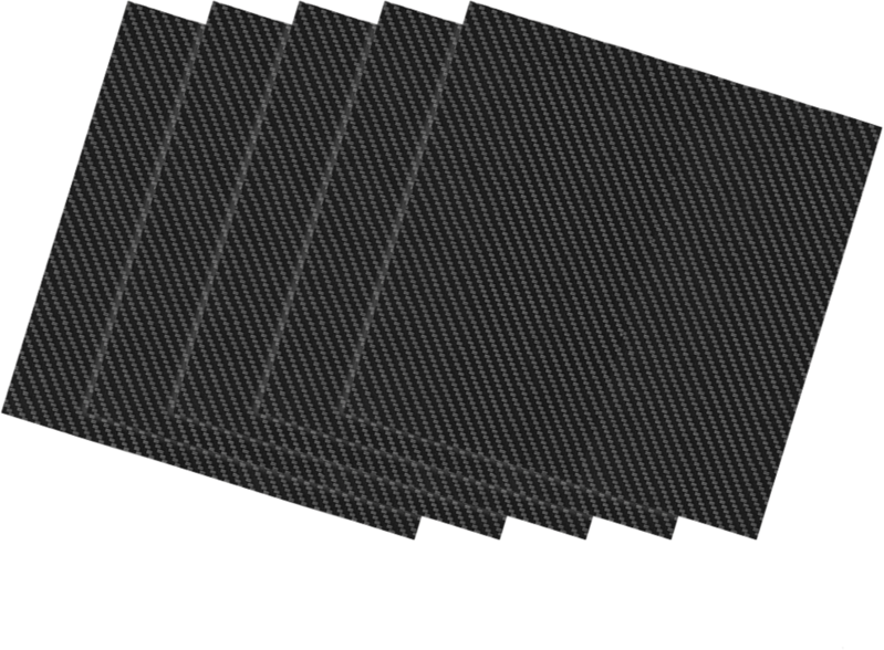 TwoTrees Karbonová deska (1 kus) - 300 x 300 x 1 mm