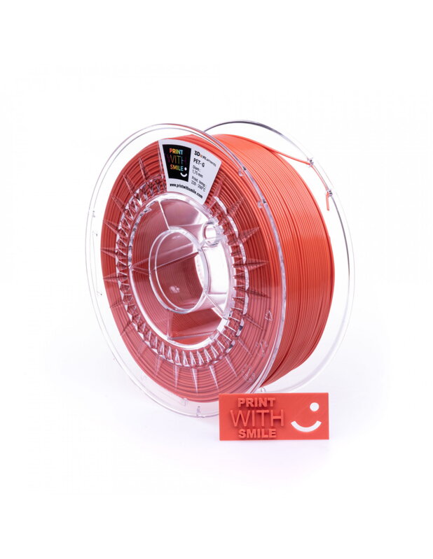 Print with Smile - PET -G - 1,75 mm - Orange - 1 kg Print with Smile - PET -G - 1,75 mm - Orange - 1 kg