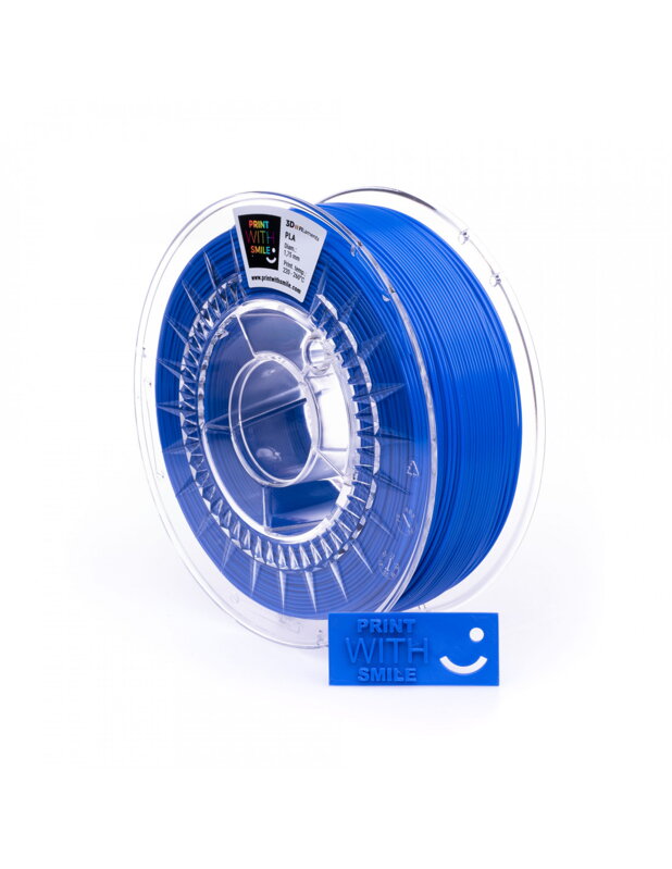 Print with Smile - PLA - 1,75 mm - Cobalt Blue - 1000 G