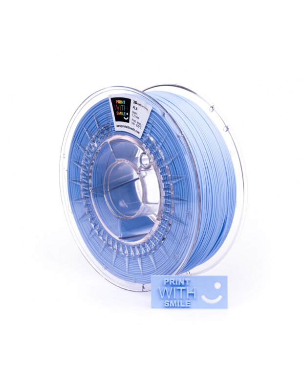Print with Smile - PLA - 1,75 mm - Pastel Blue -1000 G Print with Smile - PLA - 1,75 mm - Pastel Blue -1000 G