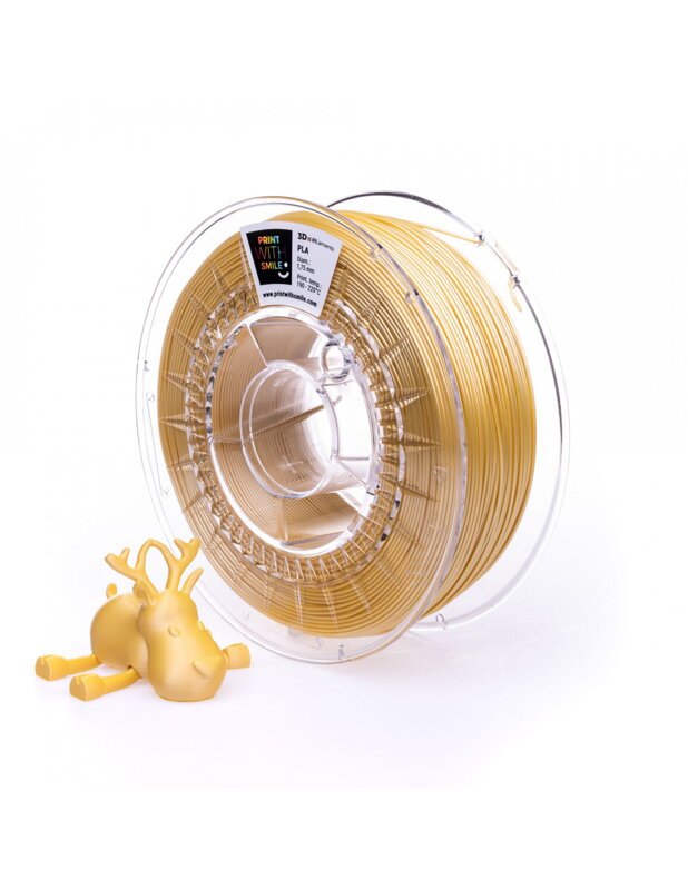 Print with Smile - saténové platy - 1,75 mm - žltá - 500 g Print with Smile - saténové platy - 1,75 mm - žltá - 500 g