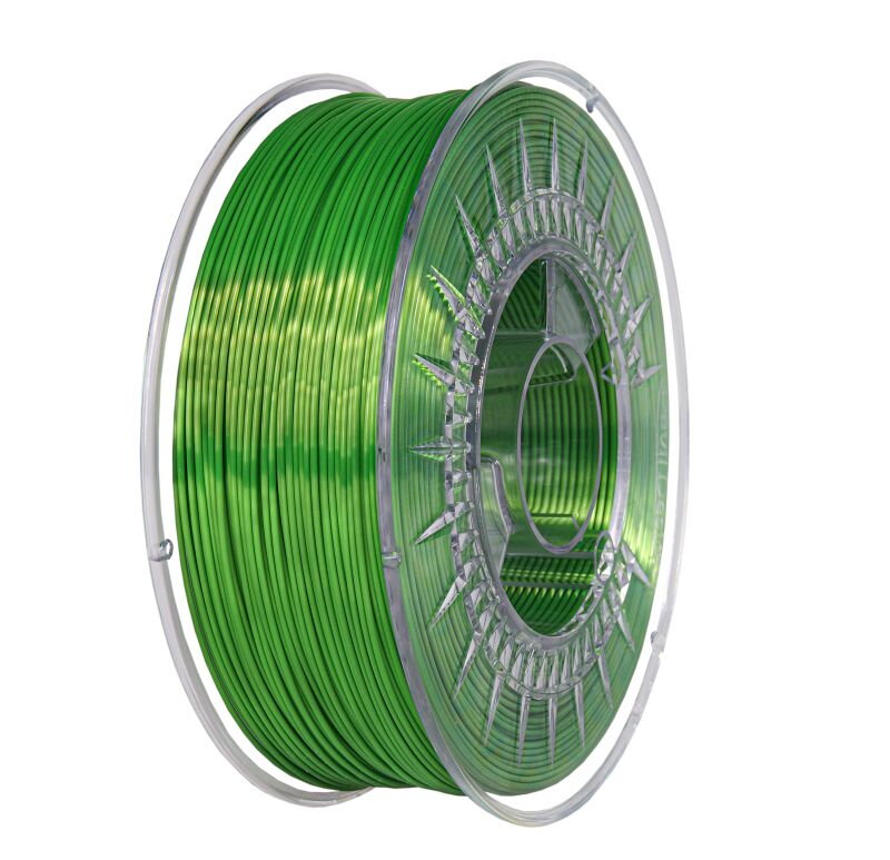 Filament DEVIL DESIGN PLA SILK ZELENÁ "SUPER" 1,75 mm 1 kg.