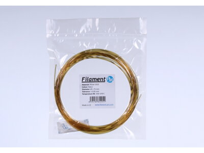 Filament-PM VZOREK 10 METRŮ - PEIJet 1010 filament natural 1,75mm Filament PM