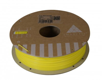 PLA filament z recyklátu žlutý 1,75 mm Smartfil 0,75kg