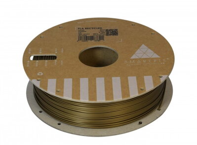 PLA filament z recyklátu zlatý 1,75 mm Smartfil 0,75kg