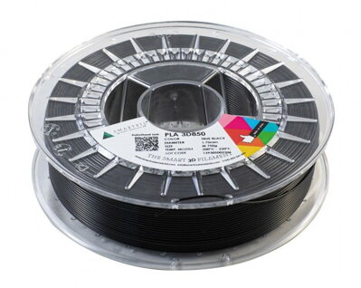 PLA 3D 870 filament černý 1,75 mm Smartfil 750 g