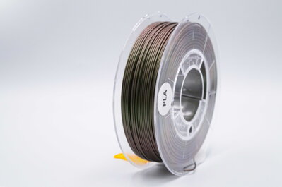 PLA filament 1,75 mm metalická zelená Devil Design 1 kg