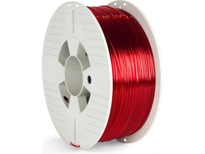 PET-G filament 2,85 mm červený transparent Verbatim 1 kg