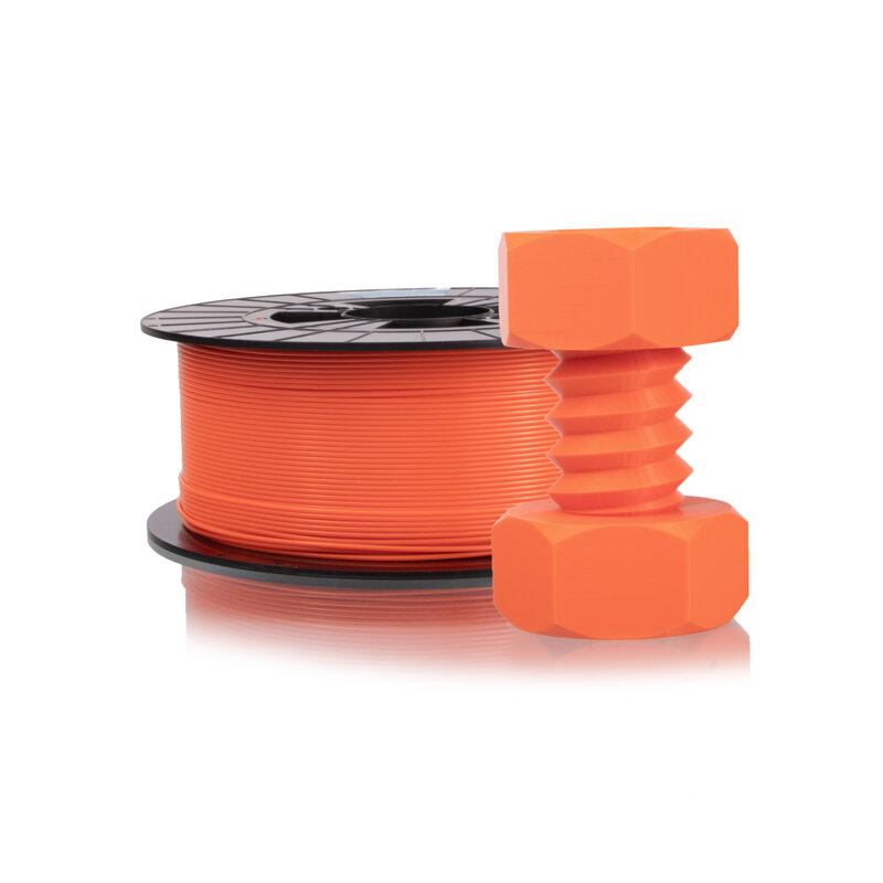 Vlákno-PM PET-G Stlačte reťazec oranžový 1,75 mm 1 kg vlákno PM
