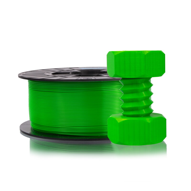 Vlákno-PM PET-G Stlačok Green Transparent 1,75 mm 1 kg vlákno PM