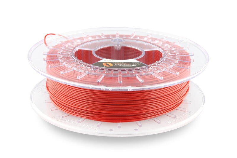 FlexFill Stlačte reťazec 92A TPU 1,75 mm signál červená 0,5 kg Fillamentum FlexFill Stlačte reťazec 92A TPU 1,75 mm signál červená 0,5 kg Fillamentum