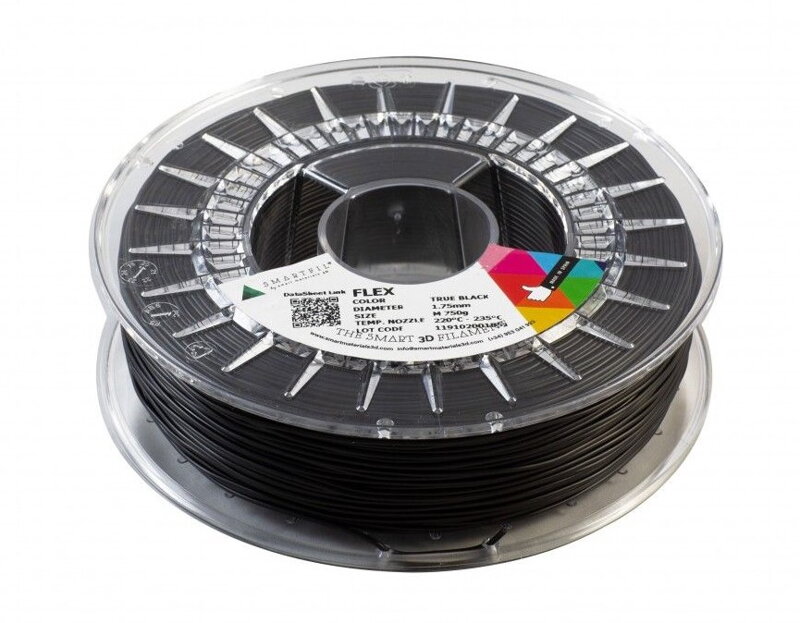Flex Filement Black 2,85 mm SmartFil 750 g Flex Filement Black 2,85 mm SmartFil 750 g