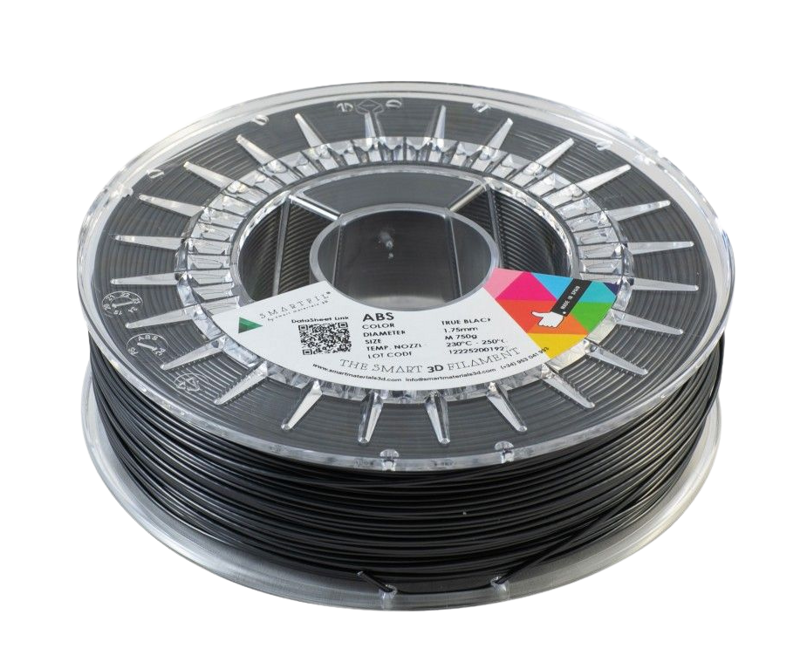 ABS vlákno čierne 1,75 mm SmartFil 1 kg Cieva: 1 kg ABS vlákno čierne 1,75 mm SmartFil 1 kg Cieva: 1 kg