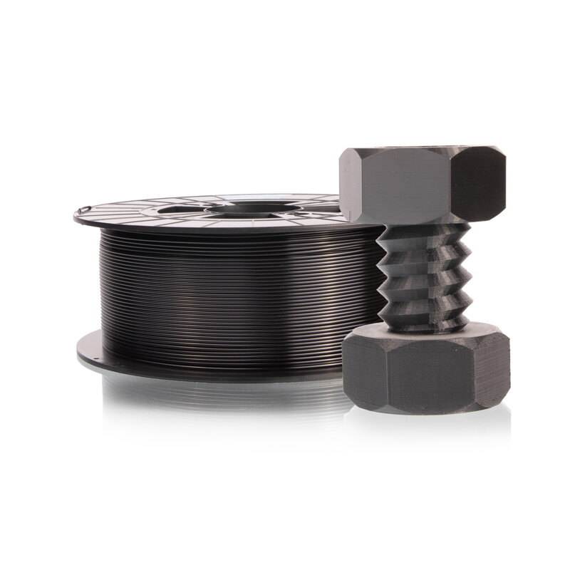 Vlákno-PM PET-G Press String Black 1,75 mm 1 kg vlákno PM Vlákno-PM PET-G Press String Black 1,75 mm 1 kg vlákno PM