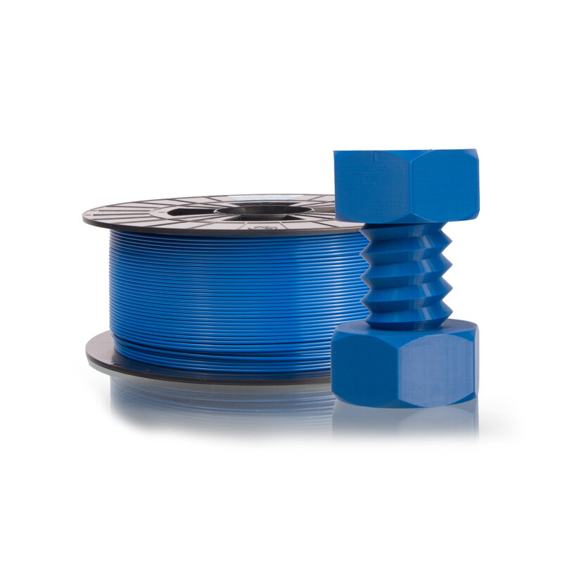 Vlákno-PM PET-G Stlačte strunu modrá 1,75 mm 1 kg vlákno PM Vlákno-PM PET-G Stlačte strunu modrá 1,75 mm 1 kg vlákno PM