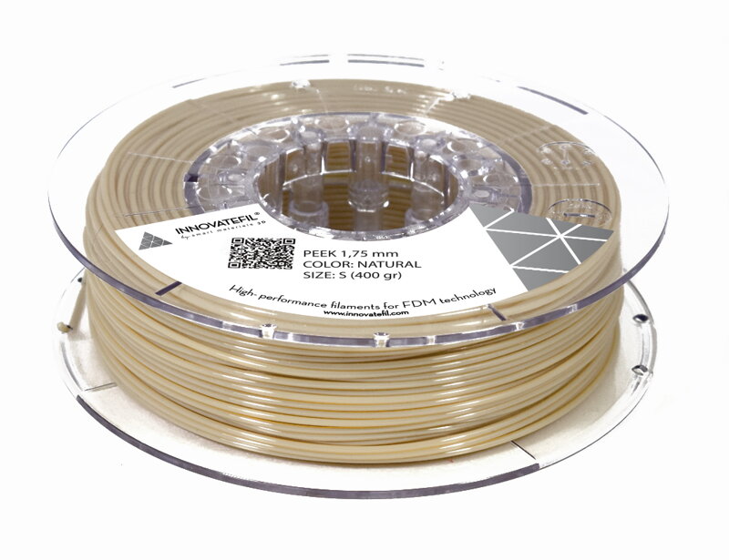 INNOVATEFIL PEEK filament natural 1,75 mm 400 g INNOVATEFIL PEEK filament natural 1,75 mm 400 g