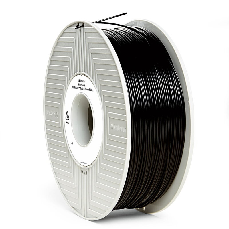 TEFABLOC TPE vlákno 1,75 mm čierny doslovný 0,5 kg TEFABLOC TPE vlákno 1,75 mm čierny doslovný 0,5 kg