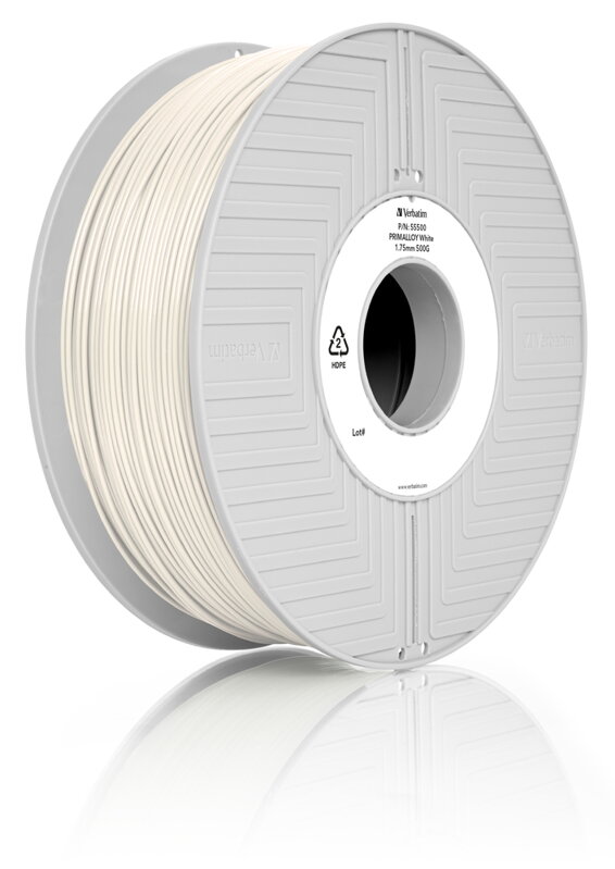 TEFABLOC TPE vlákno 1,75 mm biely doslovný 0,5 kg TEFABLOC TPE vlákno 1,75 mm biely doslovný 0,5 kg