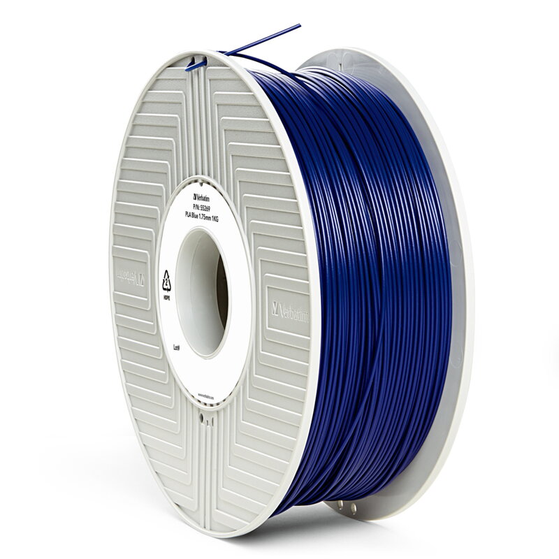 PLA Filament 1,75 mm modré doslovné 1 kg