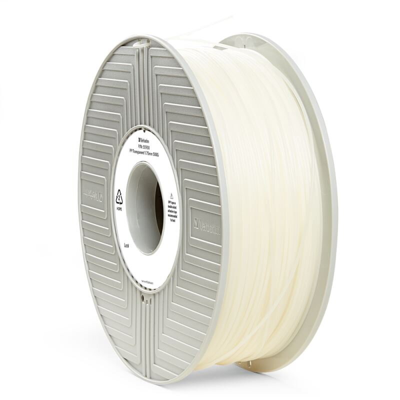 PP vlákno 1,75 mm priehľadné 0,5 kg doslovné PP vlákno 1,75 mm priehľadné 0,5 kg doslovné