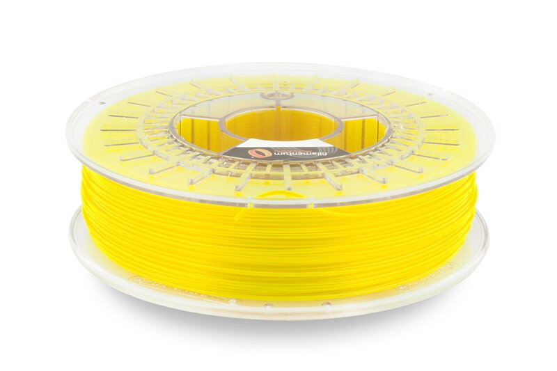 CPE HG100 Neón žltý prieh?adný 1,75 mm 750g Fillamentum CPE HG100 Neón žltý prieh?adný 1,75 mm 750g Fillamentum