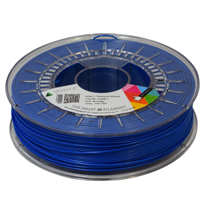 ASA vlákno Cobalt Blue 1,75 mm Smartfil 750 g