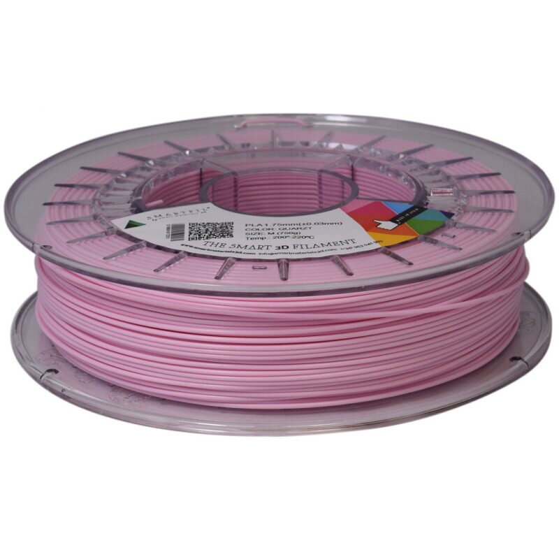 PLA Filament Pastel Pink Quartz 1,75 mm Smartfil 750g PLA Filament Pastel Pink Quartz 1,75 mm Smartfil 750g