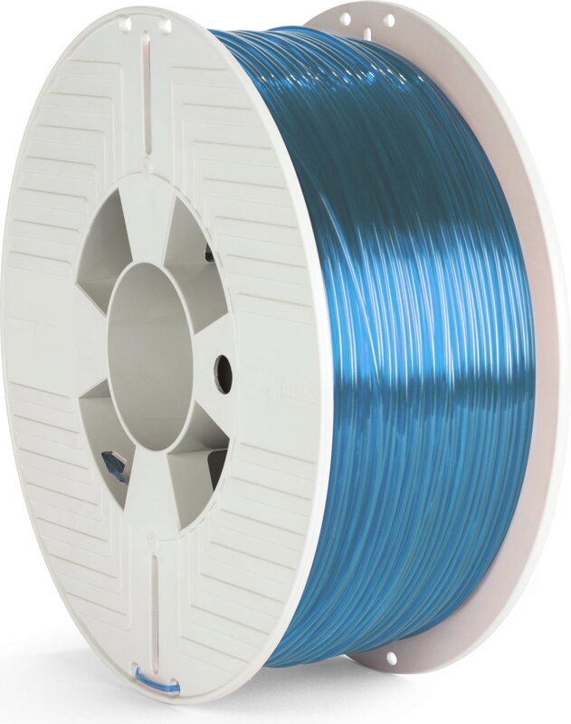 PET-G vlákno 1,75 mm modrá priehľadná doslovná 1 kg