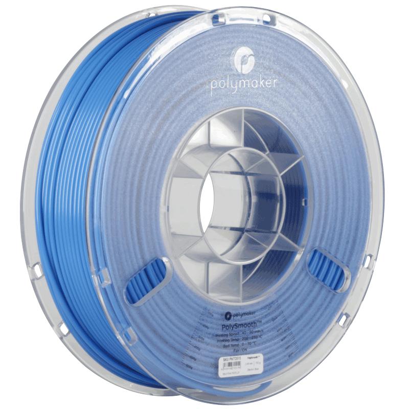 Polysmooth vlákno elektricky modré 1,75 mm polymaker 750g