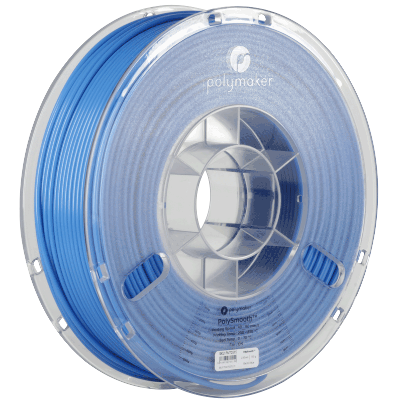 Polysmooth vlákno elektricky modré 1,75 mm polymaker 750g Polysmooth vlákno elektricky modré 1,75 mm polymaker 750g