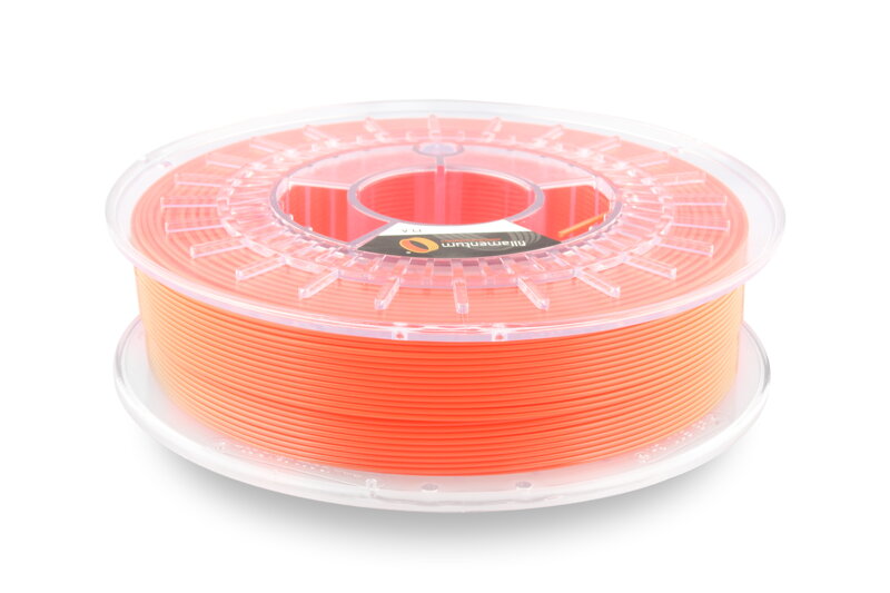 PLA filament Extrafill svietivý oranžový 1,75mm 750g Fillamentum